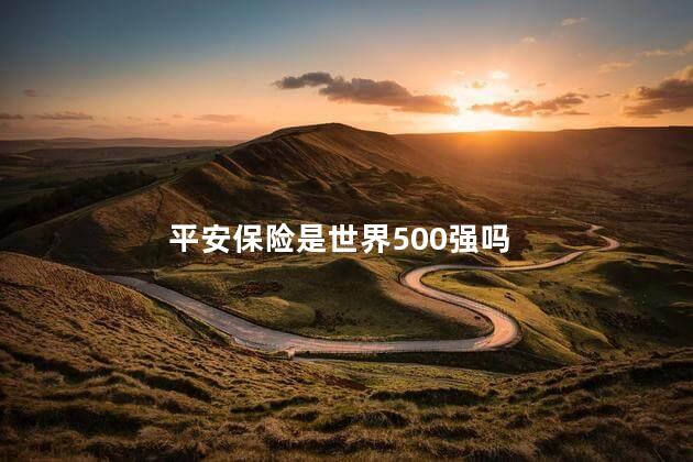 平安保险是世界500强吗