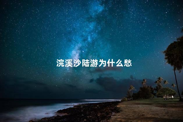 浣溪沙陆游为什么愁