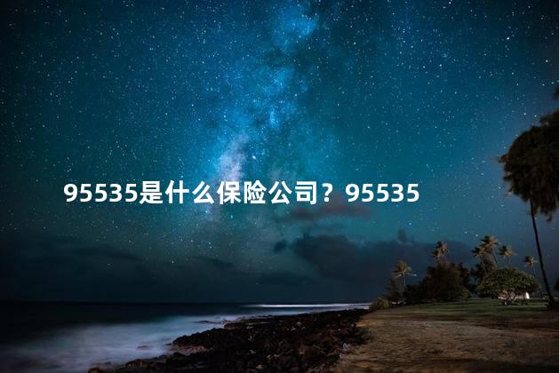 95535是什么保险公司？95535保险公司是哪家？