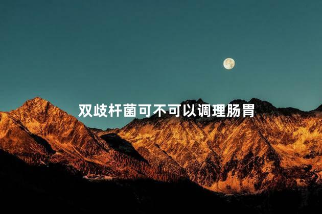 双歧杆菌可不可以调理肠胃